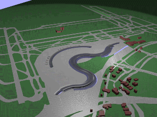 Aerial View of Original Scheme