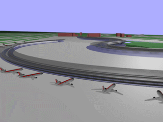 Aerial View of Original Scheme